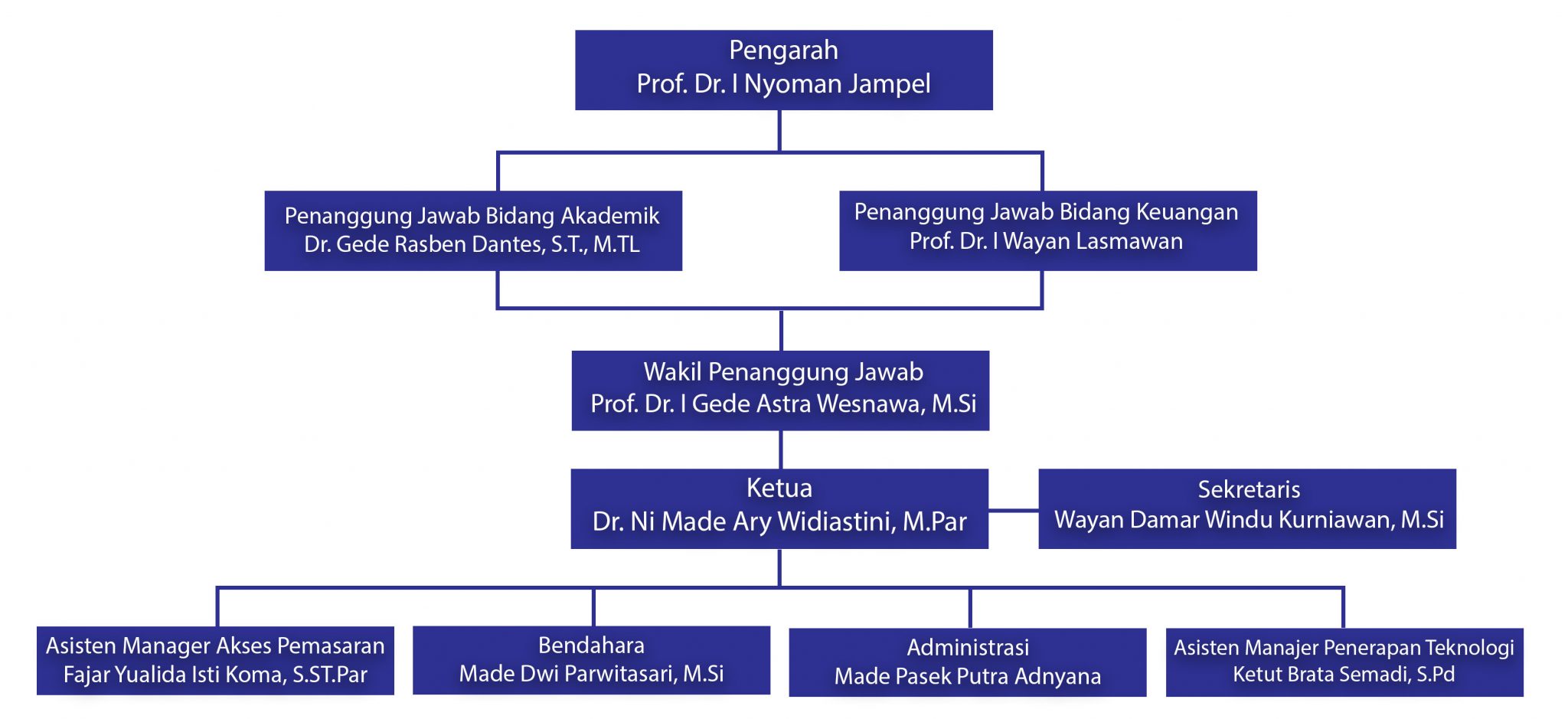 Struktur Organisasi Website Inkubator Bisnis